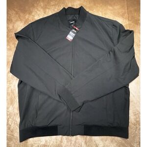 Express Men's Lightweight Bomber Jacket Size XL Midnight Black NWT